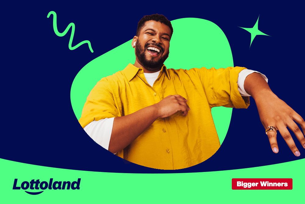 §A man looking cheerful as he reads about some the biggest south african lottoland winners